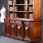 Hollandse Heerenkamer neorenaissance grote boekenkast en bij, Ophalen of Verzenden