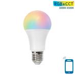 Gloeilamp E27 WiFi RGB+CCT 3000K-6500K | RGB - warmwit - dag, Verzenden, Nieuw