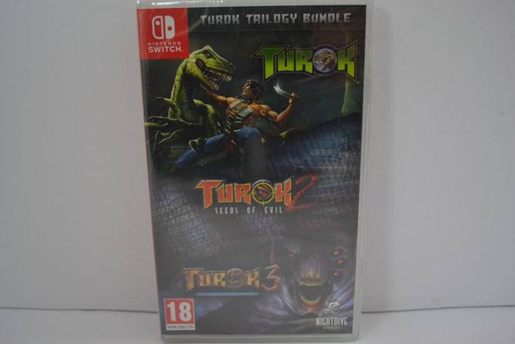 Turok Trilogy Bundle - SEALED (SWITCH UKV), Spelcomputers en Games, Games | Nintendo Switch, Zo goed als nieuw, Verzenden