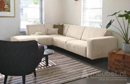 Hoekbank Maarssen - hoekbanken - Creme, Huis en Inrichting, Banken | Sofa's en Chaises Longues, Nieuw, Stof