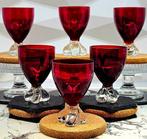 (6) x |- Elegantes Weingläser Set *Murano (Italien)* -