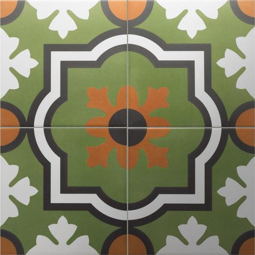 Vloertegel / wandtegel rivoli monaco groen 20x20, Doe-het-zelf en Verbouw, Tegels, Vloertegels, Nieuw, 10 m² of meer, Keramiek