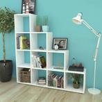 vidaXL Boekenkast/presentatiemeubel trapvormig 142 cm wit, 100 tot 150 cm, Verzenden, 100 tot 150 cm, Nieuw