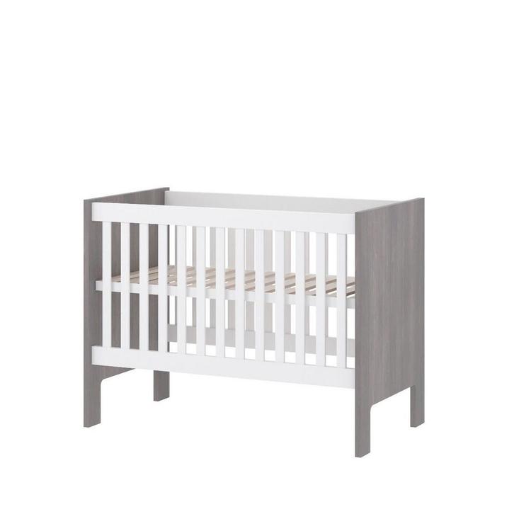 Cabino Baby Bed Fresno Wit&Grijs, Kinderen en Baby's, Babywiegjes en Ledikanten, Nieuw, Ophalen of Verzenden