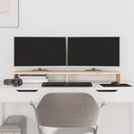 vidaXL Monitorstandaard 100x27x10 cm massief grenenhout, Verzenden, Nieuw