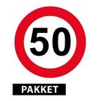 50 jaar versiering pakket - 50 jaar versiering, Verzenden, Nieuw