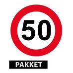 50 jaar versiering pakket - 50 jaar versiering, Nieuw, Verzenden