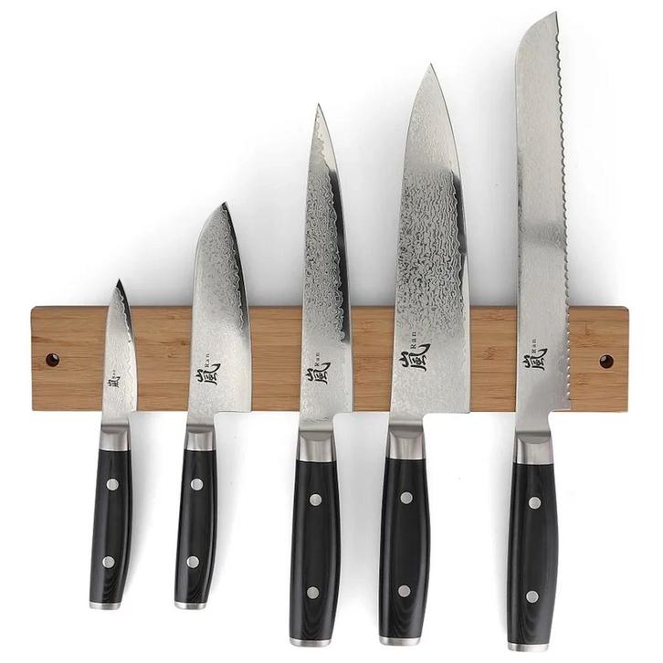 Yaxell Ran Messenset – 6-delig – Magnetische Messenhoude, Huis en Inrichting, Keuken | Bestek, Bestekset, Nieuw, Overige materialen