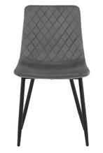Set van 4 Scandinavische Eetkamerstoelen – Fluweel en Metaa, Huis en Inrichting, Stoelen, Verzenden, Nieuw