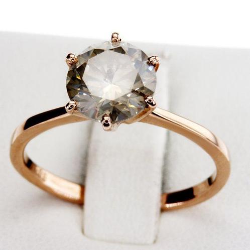Zonder Minimumprijs - Verlovingsring - 14 karaat Roségoud -, Sieraden, Tassen en Uiterlijk, Antieke sieraden