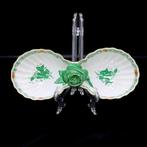 Herend - Exquisite Fancy Dish with Rose Knob (30 cm) -, Antiek en Kunst