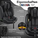 KIDIZ® Autostoeltje - 5-punts veiligheidsgordel - Zwart, Verzenden, Nieuw