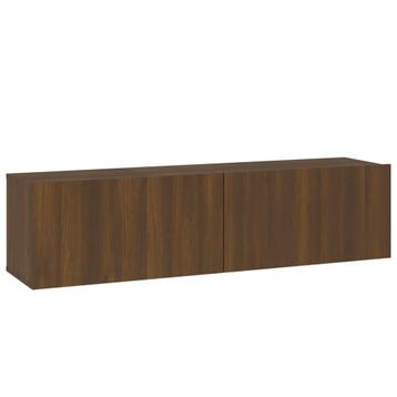 Design Tv-meubel Bruineiken 120cm vidaXL - Retourdeal - M... beschikbaar voor biedingen