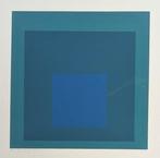 Josef Albers (1888-1976) - Blue Reminding 1966
