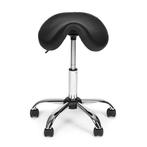 Verstelbare Ergonomische Draaikruk met Wieltjes – Zwarte, Huis en Inrichting, Tafels | Salontafels, Ophalen of Verzenden, Nieuw