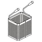 Base 700 manden pasta koker | 110x165x210(h)mm CombiSteel, Zakelijke goederen, Horeca | Keukenapparatuur, Verzenden, Nieuw in verpakking