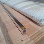 SALE - 120 cm U-profiel / vloerprofiel voor glasplaat 8/10mm, Ophalen of Verzenden, Nieuw