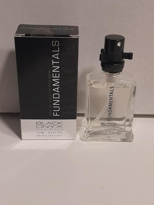Mini herenparfum Black Onyx Fundamentals Black EDT 15 ml., Sieraden, Tassen en Uiterlijk, Uiterlijk | Parfum, Nieuw, Verzenden