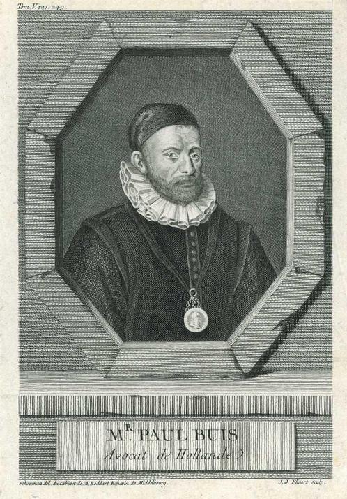 Portrait of Paulus Buys, Antiek en Kunst, Kunst | Etsen en Gravures