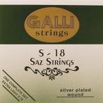 Galli S-018 Saz snaren silverplated .007, Nieuw, Verzenden
