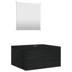 Badkamermeubelset Zwart - Retourdeal - Stijlvol & Voordel..., Minder dan 50 cm, Nieuw, Ophalen of Verzenden, Minder dan 100 cm