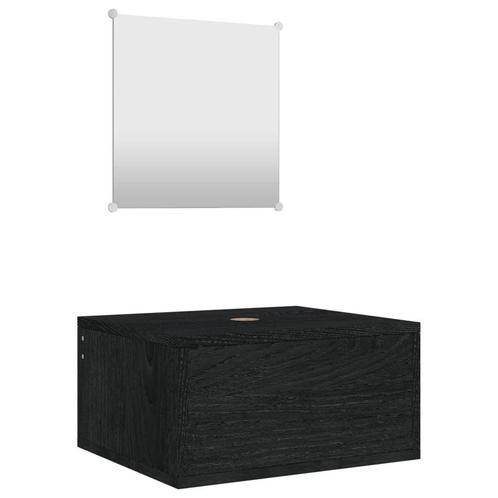 Badkamermeubelset Zwart - Retourdeal - Stijlvol & Voordel..., Huis en Inrichting, Badkamer | Badkamermeubels, 25 tot 50 cm, Nieuw