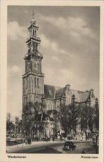 AMSTERDAM - Westertoren, Verzamelen, Ansichtkaarten | Nederland, Verzenden, Gelopen