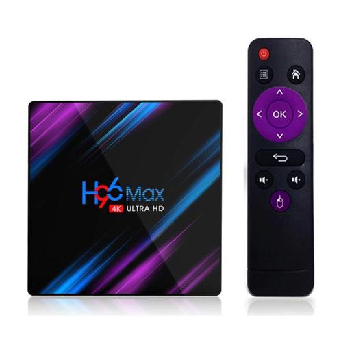 H96 Max 4K TV Box Mediaspeler Android Kodi - 4GB RAM - 32GB, Audio, Tv en Foto, Televisie-accessoires, Nieuw, Verzenden