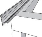 aluminium zijprofiel + rubber voor polycarbonaat 16mm L=3..., Nieuw, Verzenden