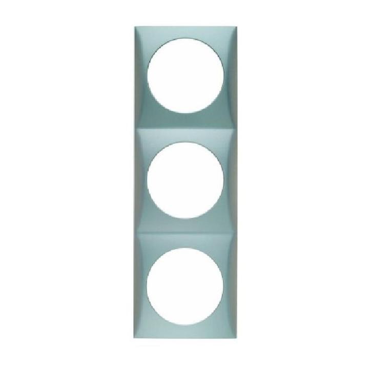 Berker Afdekraam Flow 3-Vaks Chroom Hoogglans, Caravans en Kamperen, Kampeeraccessoires, Ophalen of Verzenden