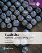9781292157115 Statistics: Informed Decisions Using Data, ..., Verzenden, Zo goed als nieuw, Michael Sullivan