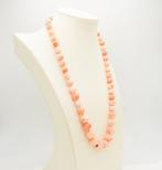 Halsketting - 18 karaat Geel goud Koraal, Sieraden, Tassen en Uiterlijk, Kettingen, Nieuw