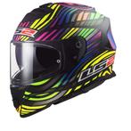 LS2 FF800 Storm II Power Mat Zwart Regenboog Integraalhelm, Nieuw met kaartje, Overige merken, Heren, Verzenden