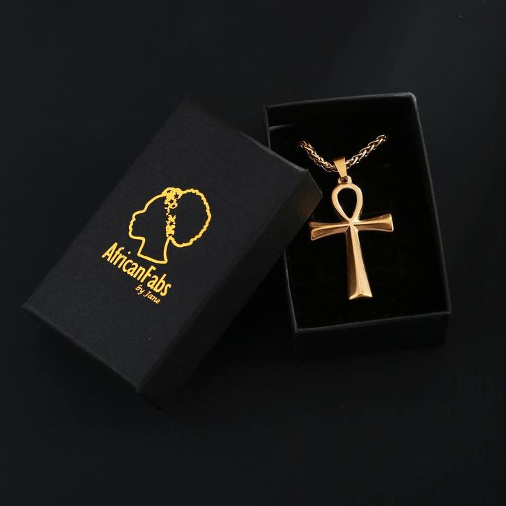 18k Gold plated vergulde Kruis ketting / hanger - Kruis hals, Sieraden, Tassen en Uiterlijk, Kettingen, Nieuw, Ophalen of Verzenden
