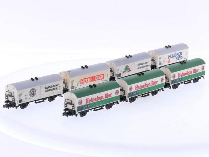 Schaal N Minitrix 3223, 3224, 3259, 3270 en 3562 set van..., Hobby en Vrije tijd, Modeltreinen | N-Spoor, Overige typen, Gebruikt