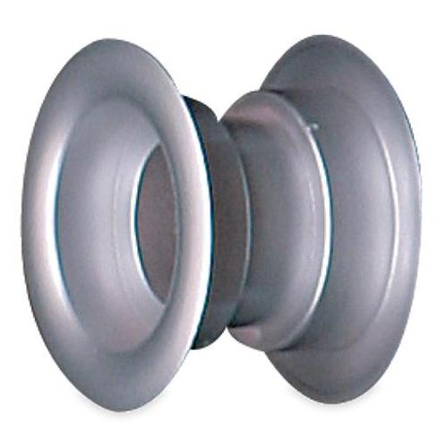 Rond deurrooster Ø40mm - kunststof metallic grijs, Doe-het-zelf en Verbouw, Ventilatie en Afzuiging, Nieuw, Verzenden