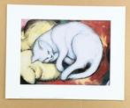 Franz Marc (1880-1916) - Cat on yellow pillow - Artprint -