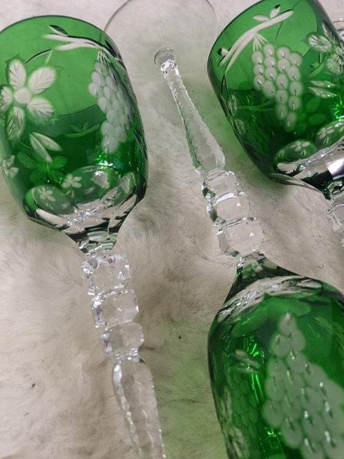Wijnglas (4) - Kristal, Antiek en Kunst, Antiek | Meubels | Tafels