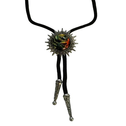 Fako Bijoux® - Bolo Tie - Boloketting - Monster - Zwart -, Sieraden, Tassen en Uiterlijk, Kettingen, Verzenden