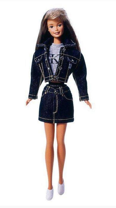 Mattel - Barbiepop Mattel - Barbie doll - Calvin Klein Jeans, Antiek en Kunst, Antiek | Speelgoed