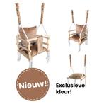 Luxe houten 3 in 1 beige bruine meegroei baby schommel en, Ophalen of Verzenden, Nieuw