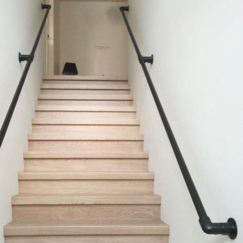 Steigerbuis Trapleuning Narva | Zwart 33.7 mm | Wand | DIY |, Doe-het-zelf en Verbouw, Ladders en Trappen, Ophalen of Verzenden