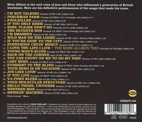 Mose Allison - IM Not Talkin - CD, Cd's en Dvd's, Cd's | Overige Cd's, Verzenden