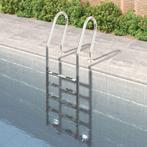 vidaXL Zwembadladder 54x38x211 cm 304 roestvrij staal, Tuin en Terras, Zwembad-toebehoren, Verzenden, Nieuw
