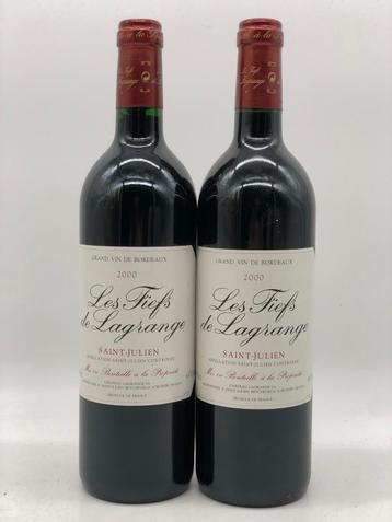 2 x 75cl Les Fiefs de Lagrange, St.Julien 2000 (Bordeaux) beschikbaar voor biedingen