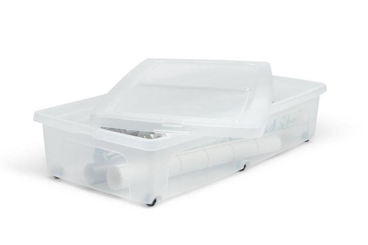 IRIS Clearbox Opbergbox - onder-het-bed - 35L - Kunststof -, Huis en Inrichting, Keuken | Keukenbenodigdheden, Gebruikt, Ophalen of Verzenden