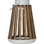 Solar Lantaarn Catania – Houten LED Buitenlamp, Verzenden, Minder dan 50 watt, Nieuw, Led
