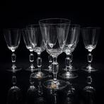 Wijnglas (8) - Kristal - Boheemse kristal, Antiek en Kunst