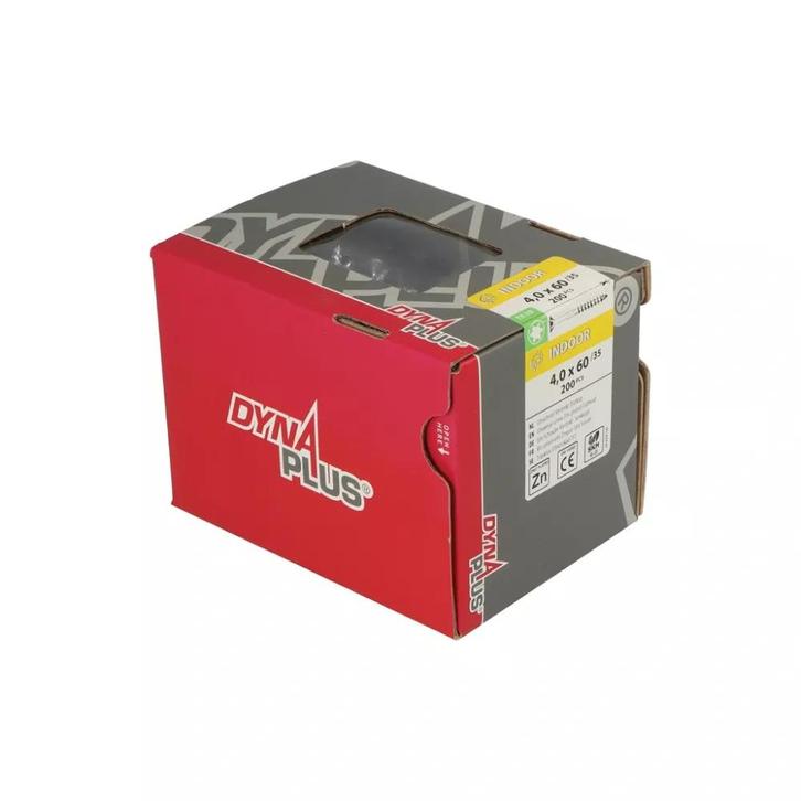 Dynaplus unischroef 4.0x60 verzinkt TX20 (200), Doe-het-zelf en Verbouw, Overige Doe-het-zelf en Verbouw, Nieuw, Verzenden