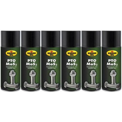 Kroon Aanbieding: 6 X Kruipolie Pto Mos2 Spuitbus 400Ml, Auto diversen, Onderhoudsmiddelen, Verzenden